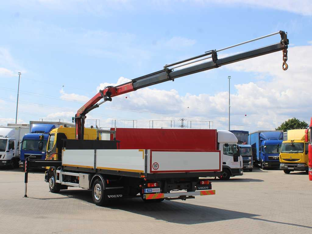 Volvo FL 250, EURO 6, SIDES, CAMERA, HYDRAULIC ARM PALFINGER PK 9002 EH - 드롭사이드/ 플랫베드 트럭, 크레인 트럭 : 사진 5 Volvo FL 250, EURO 6, SIDES, CAMERA, HYDRAULIC ARM PALFINGER PK 9002 EH - 드롭사이드/ 플랫베드 트럭, 크레인 트럭 : 사진 5