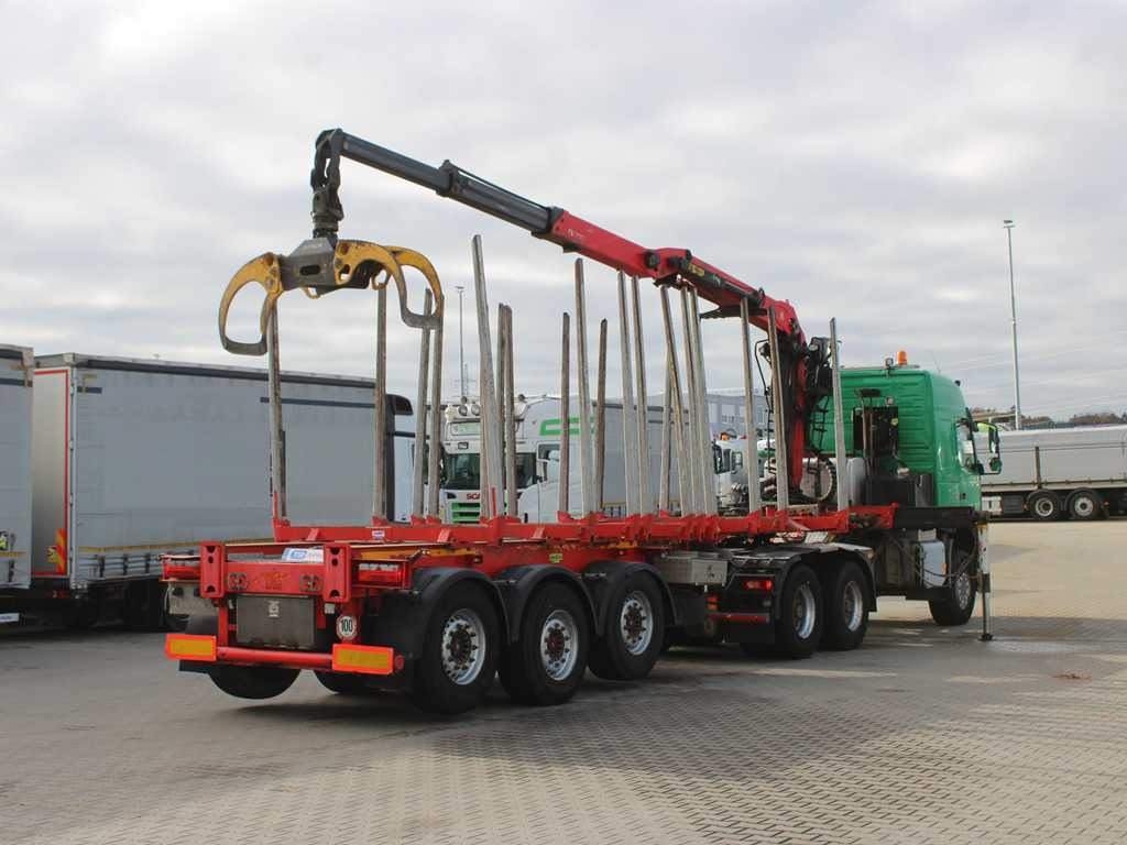 Volvo FM 540, EURO 6, 6X6, VEB+, HYDRAULIC ARM PALFINGER Q170Z96 - 트랙터 유닛, 목재 세미 트레일러 : 사진 5 Volvo FM 540, EURO 6, 6X6, VEB+, HYDRAULIC ARM PALFINGER Q170Z96 - 트랙터 유닛, 목재 세미 트레일러 : 사진 5