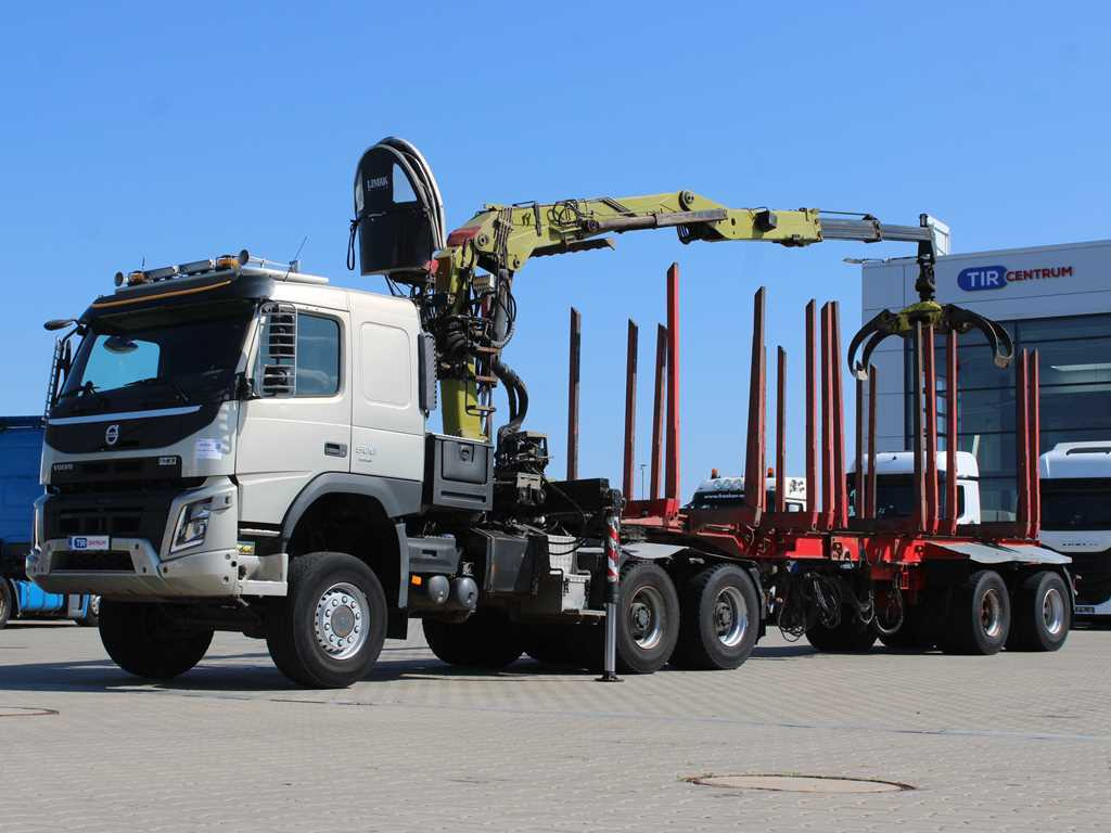 Volvo FMX 500, 6X6, LOGLIFT F265Z95 + DOLL trailer (2007) - 목재 트럭, 크레인 트럭 : 사진 1 Volvo FMX 500, 6X6, LOGLIFT F265Z95 + DOLL trailer (2007) - 목재 트럭, 크레인 트럭 : 사진 1