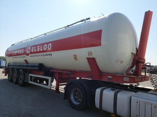 Feldbinder KIP 63.3 Siloauflieger, SAF-Achsen, Alu-Felgen, - 사일로 세미 트레일러 : 사진 2 Feldbinder KIP 63.3 Siloauflieger, SAF-Achsen, Alu-Felgen, - 사일로 세미 트레일러 : 사진 2