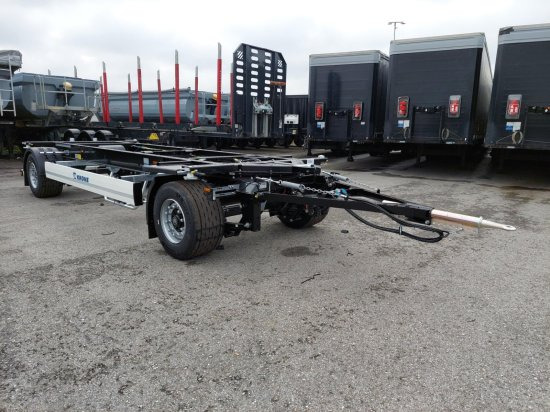 Krone AZW 18, Maxilafette, Verstelldeichsel - 컨테이너 운반 장치/ 스와프 보디 트레일러 : 사진 1 Krone AZW 18, Maxilafette, Verstelldeichsel - 컨테이너 운반 장치/ 스와프 보디 트레일러 : 사진 1