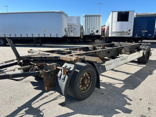 Krone AZW, Maxi BDF-Lafette, BPW-Achsen - 컨테이너 운반 장치/ 스와프 보디 트레일러 : 사진 2 Krone AZW, Maxi BDF-Lafette, BPW-Achsen - 컨테이너 운반 장치/ 스와프 보디 트레일러 : 사진 2