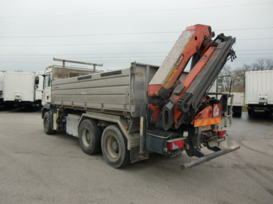 덤프트럭 MAN TGA 33.430 6x4 Kipper, Manuel, E4 Palfinger Blatt-Blatt : 사진 6