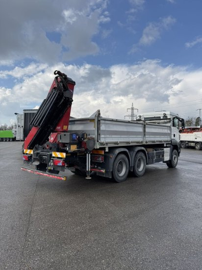 MAN TGS 26.430 6x4 3-Seitenkipper, HMF 2020K-RC Heckkran abnehmbar, - 덤프트럭, 크레인 트럭 : 사진 4 MAN TGS 26.430 6x4 3-Seitenkipper, HMF 2020K-RC Heckkran abnehmbar, - 덤프트럭, 크레인 트럭 : 사진 4