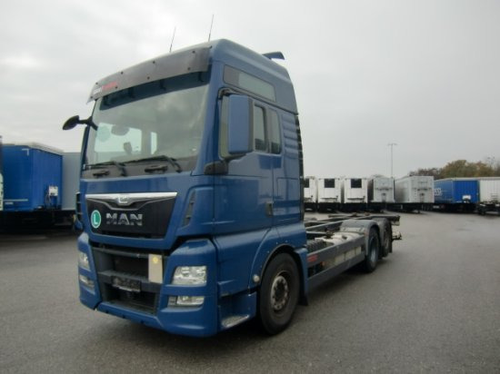MAN TGX 26.440 BDF, XXL, Retarder, Automatik, E6, Liftachse, - 컨테이너 운반 장치/ 스와프 보디 트럭 : 사진 1 MAN TGX 26.440 BDF, XXL, Retarder, Automatik, E6, Liftachse, - 컨테이너 운반 장치/ 스와프 보디 트럭 : 사진 1