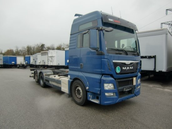 MAN TGX 26.440 BDF, XXL, Retarder, Automatik, E6, Liftachse, - 컨테이너 운반 장치/ 스와프 보디 트럭 : 사진 3 MAN TGX 26.440 BDF, XXL, Retarder, Automatik, E6, Liftachse, - 컨테이너 운반 장치/ 스와프 보디 트럭 : 사진 3