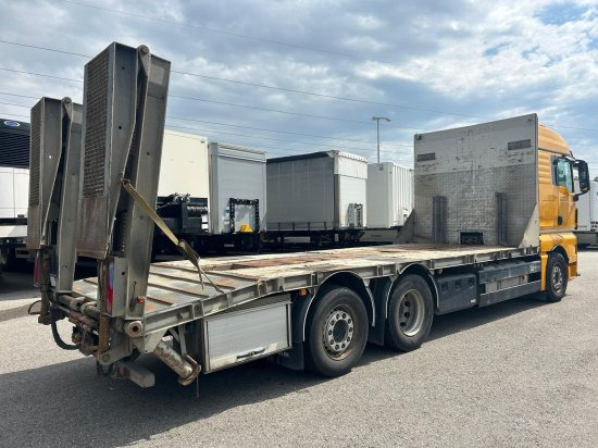 MAN TGX 26.440 Baggertransporter, Retarder, E5 - 드롭사이드/ 플랫베드 트럭 : 사진 5 MAN TGX 26.440 Baggertransporter, Retarder, E5 - 드롭사이드/ 플랫베드 트럭 : 사진 5