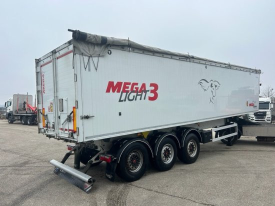 MEGA Alu-Kastenmulde 55m³, SAF-Achsen, Rollplane, Kombiklappe, Stehpodest - 덤프 세미 트레일러 : 사진 2 MEGA Alu-Kastenmulde 55m³, SAF-Achsen, Rollplane, Kombiklappe, Stehpodest - 덤프 세미 트레일러 : 사진 2
