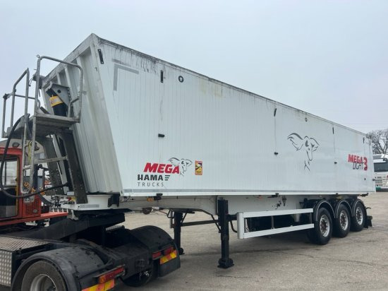 MEGA Alu-Kastenmulde 55m³, SAF-Achsen, Rollplane, Kombiklappe, Stehpodest - 덤프 세미 트레일러 : 사진 5 MEGA Alu-Kastenmulde 55m³, SAF-Achsen, Rollplane, Kombiklappe, Stehpodest - 덤프 세미 트레일러 : 사진 5