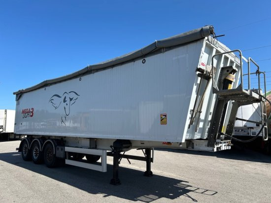 MEGA Light Alu-Kippmulde 55m³, Kombiklappe, SAF-Achsen, 1-A Liftachse, Rollplane - 덤프 세미 트레일러 : 사진 3 MEGA Light Alu-Kippmulde 55m³, Kombiklappe, SAF-Achsen, 1-A Liftachse, Rollplane - 덤프 세미 트레일러 : 사진 3