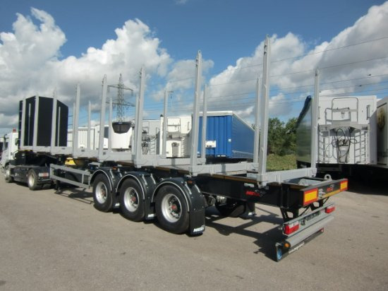 MEGA TIMBER LONG Holzauflieger 8 Rungenpaare 3. Achse Liftachse - 목재 세미 트레일러 : 사진 4 MEGA TIMBER LONG Holzauflieger 8 Rungenpaare 3. Achse Liftachse - 목재 세미 트레일러 : 사진 4