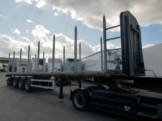 MEGA TIMBER LONG Holzauflieger 8 Rungenpaare 3. Achse Liftachse - 목재 세미 트레일러 : 사진 3 MEGA TIMBER LONG Holzauflieger 8 Rungenpaare 3. Achse Liftachse - 목재 세미 트레일러 : 사진 3