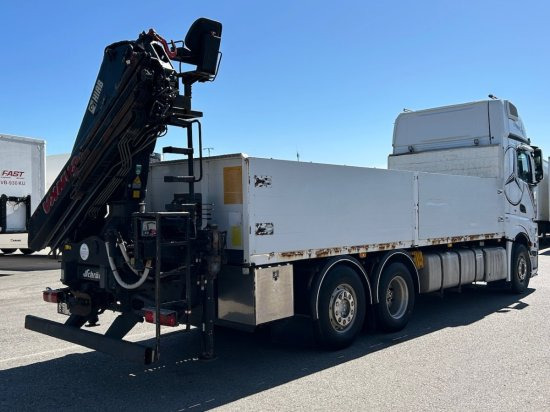 Mercedes-Benz Actros 2545 L 6x2, Retarder, Pritsche, Hiab XS 166 D-4 PRO, E5 - 드롭사이드/ 플랫베드 트럭, 크레인 트럭 : 사진 5 Mercedes-Benz Actros 2545 L 6x2, Retarder, Pritsche, Hiab XS 166 D-4 PRO, E5 - 드롭사이드/ 플랫베드 트럭, 크레인 트럭 : 사진 5