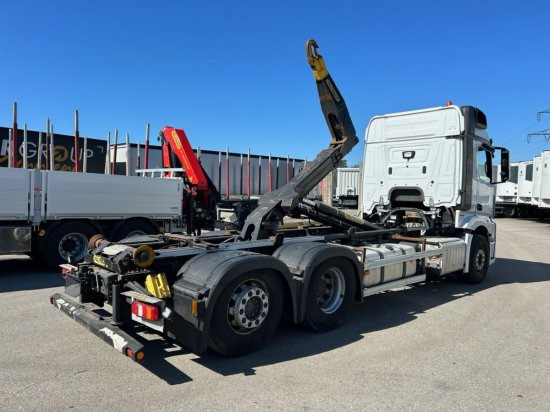 Mercedes-Benz Actros 2545L 6x2 Hyva Abroller, E6 ,Retarder, Lenk-Liftachse, - 후크 리프트 트럭 : 사진 4 Mercedes-Benz Actros 2545L 6x2 Hyva Abroller, E6 ,Retarder, Lenk-Liftachse, - 후크 리프트 트럭 : 사진 4