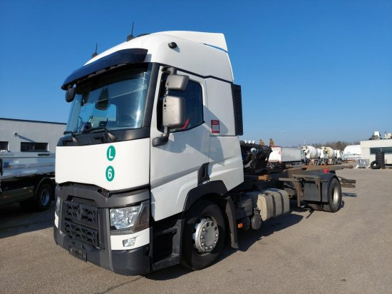 Renault T430 BDF-Wechselfahrgestell, 4x2 LL, EURO6, VEB+ - 컨테이너 운반 장치/ 스와프 보디 트럭 : 사진 1 Renault T430 BDF-Wechselfahrgestell, 4x2 LL, EURO6, VEB+ - 컨테이너 운반 장치/ 스와프 보디 트럭 : 사진 1