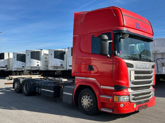 Scania R410 6x2 Topline, BDF, E6, Automatik, Redarter, Standklima, Liftachse - 컨테이너 운반 장치/ 스와프 보디 트럭 : 사진 3 Scania R410 6x2 Topline, BDF, E6, Automatik, Redarter, Standklima, Liftachse - 컨테이너 운반 장치/ 스와프 보디 트럭 : 사진 3