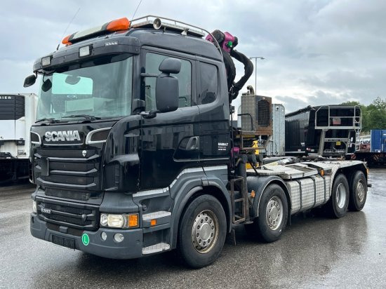 Scania R560 8x2, Schrottkran, E5, Lenk-Lift-Achse - 후크 리프트 트럭, 크레인 트럭 : 사진 3 Scania R560 8x2, Schrottkran, E5, Lenk-Lift-Achse - 후크 리프트 트럭, 크레인 트럭 : 사진 3