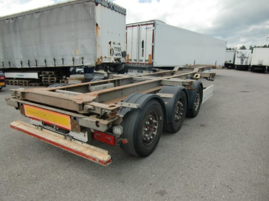 Schmitz Containerchassi 3-achsig SCF 24G45 Slider - 컨테이너 운반 장치/ 스와프 보디 세미 트레일러 : 사진 4 Schmitz Containerchassi 3-achsig SCF 24G45 Slider - 컨테이너 운반 장치/ 스와프 보디 세미 트레일러 : 사진 4