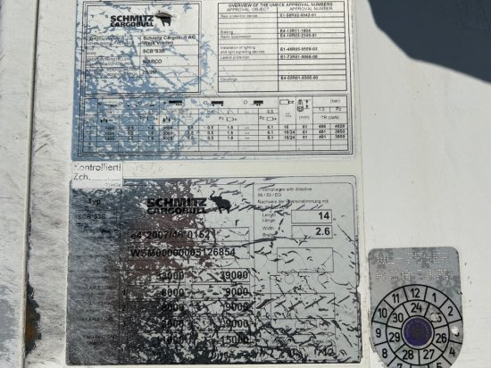 등온 세미 트레일러 Schmitz SCB S3B Kühlauflieger, TK SLXe 400, Liftachse, Doppelstock, Blumenbreite : 사진 11 등온 세미 트레일러 Schmitz SCB S3B Kühlauflieger, TK SLXe 400, Liftachse, Doppelstock, Blumenbreite : 사진 11