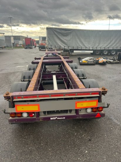 Web Trailer LPRS24 Heckschieber 1x20 ft 2x20 ft 1x40 ft - 컨테이너 운반 장치/ 스와프 보디 세미 트레일러 : 사진 5 Web Trailer LPRS24 Heckschieber 1x20 ft 2x20 ft 1x40 ft - 컨테이너 운반 장치/ 스와프 보디 세미 트레일러 : 사진 5