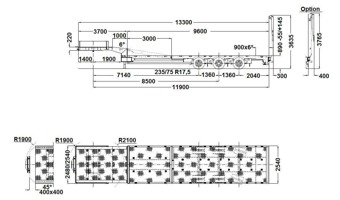리스 Faymonville 3-Achs-Semi-hydr.Ladeboden mit Rampen-Gitterrost Faymonville 3-Achs-Semi-hydr.Ladeboden mit Rampen-Gitterrost : 사진 9
