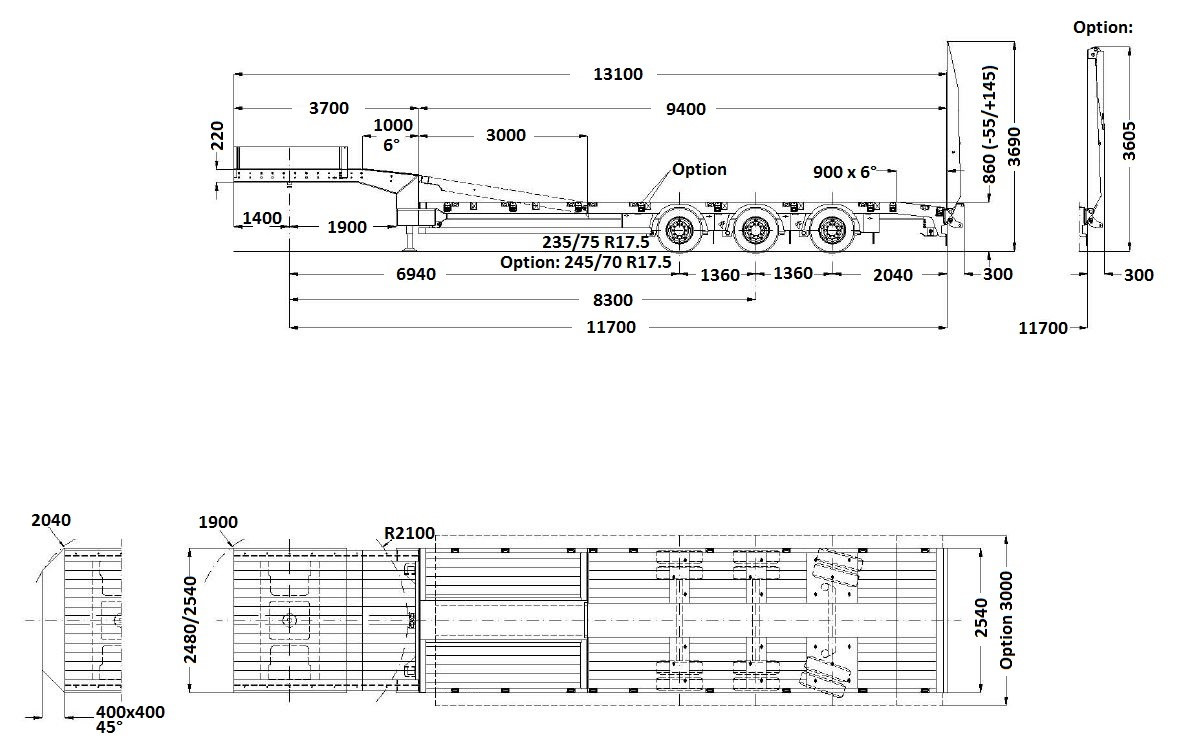 리스 Faymonville 3-Achs-Semi mit hydr. Ladeboden und hydr. Rampen mit Holzbelag Faymonville 3-Achs-Semi mit hydr. Ladeboden und hydr. Rampen mit Holzbelag : 사진 10