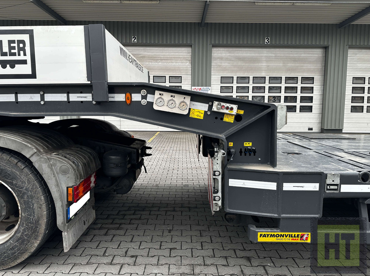 Faymonville 5-Achs-Tele-Semi-Halbachsen-Twinaxle-hydr Rampen - 저하대 세미 트레일러 : 사진 4 Faymonville 5-Achs-Tele-Semi-Halbachsen-Twinaxle-hydr Rampen - 저하대 세미 트레일러 : 사진 4