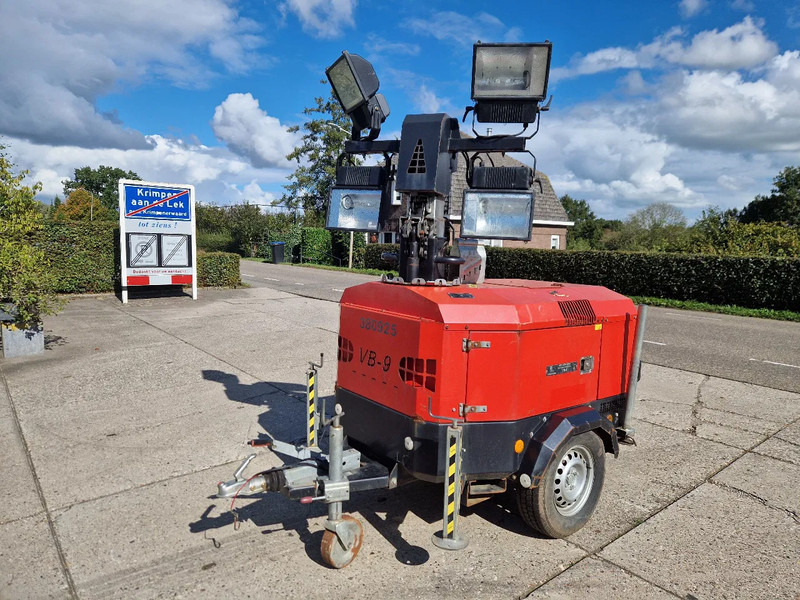 Tower Light VB9 mobiele lichtmast 9m. hoog - 조명 타워 : 사진 2 Tower Light VB9 mobiele lichtmast 9m. hoog - 조명 타워 : 사진 2