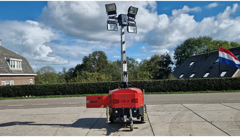 Tower Light VB9 mobiele lichtmast 9m. hoog - 조명 타워 : 사진 1 Tower Light VB9 mobiele lichtmast 9m. hoog - 조명 타워 : 사진 1