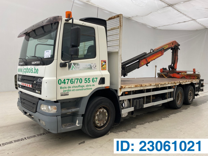 DAF CF75.250 - 6x2* - 드롭사이드/ 플랫베드 트럭, 크레인 트럭 : 사진 1 DAF CF75.250 - 6x2* - 드롭사이드/ 플랫베드 트럭, 크레인 트럭 : 사진 1