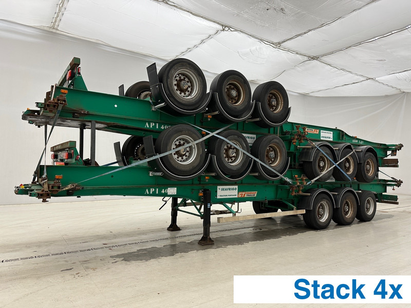 Fruehauf 4 x Skelet 2 x 20-40 ft - 컨테이너 운반 장치/ 스와프 보디 세미 트레일러 : 사진 1 Fruehauf 4 x Skelet 2 x 20-40 ft - 컨테이너 운반 장치/ 스와프 보디 세미 트레일러 : 사진 1
