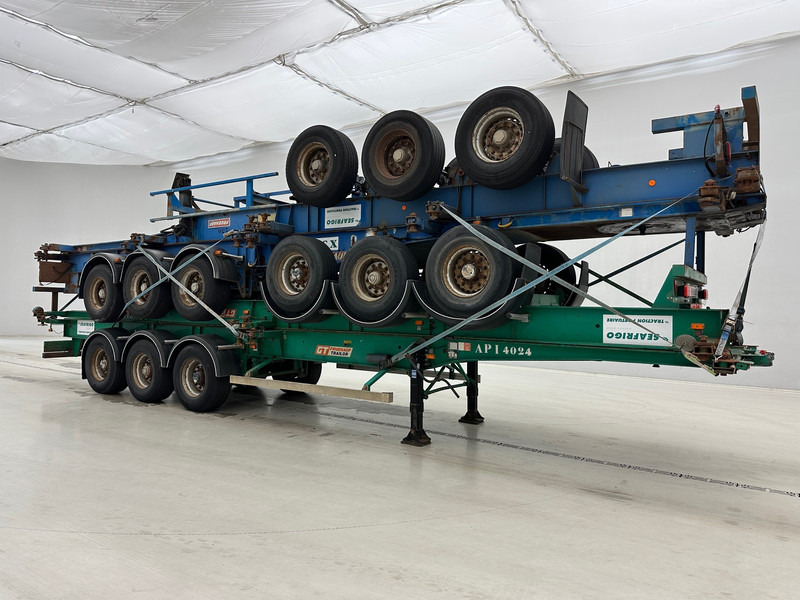 Fruehauf 4x Skelet 2 x 20-40 ft - 컨테이너 운반 장치/ 스와프 보디 세미 트레일러 : 사진 3 Fruehauf 4x Skelet 2 x 20-40 ft - 컨테이너 운반 장치/ 스와프 보디 세미 트레일러 : 사진 3