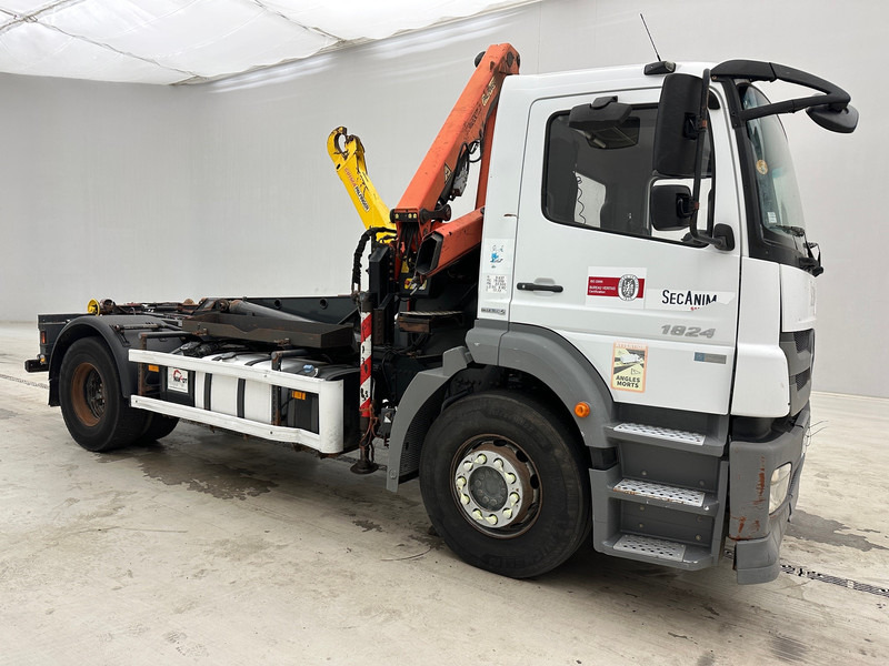 Mercedes-Benz Axor 1824 - 후크 리프트 트럭, 크레인 트럭 : 사진 3 Mercedes-Benz Axor 1824 - 후크 리프트 트럭, 크레인 트럭 : 사진 3