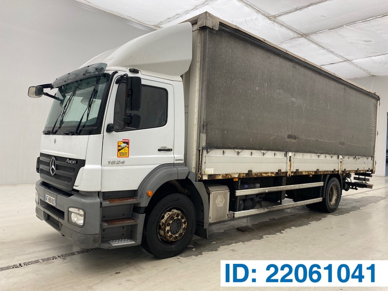 Mercedes-Benz Axor 1824 - 커튼사이더 트럭 : 사진 1 Mercedes-Benz Axor 1824 - 커튼사이더 트럭 : 사진 1