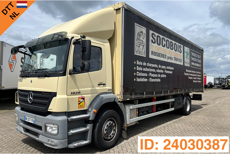 Mercedes-Benz Axor 1828 - 커튼사이더 트럭 : 사진 1 Mercedes-Benz Axor 1828 - 커튼사이더 트럭 : 사진 1