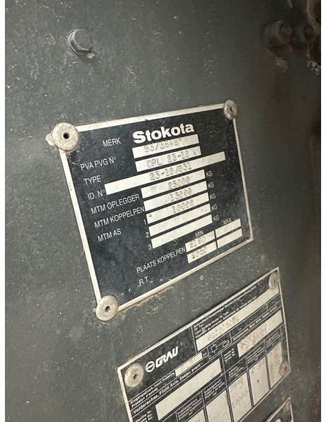 유조 세미 트레일러 Stokota Tank 23000 L : 사진 10