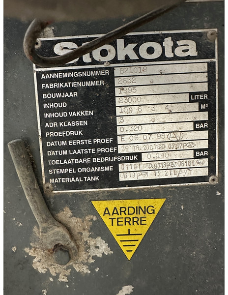유조 세미 트레일러 Stokota Tank 23000 L : 사진 9