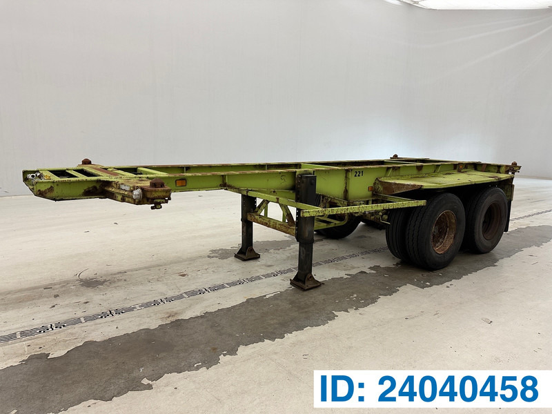 Van Hool Skelet 20 ft - 컨테이너 운반 장치/ 스와프 보디 세미 트레일러 : 사진 1 Van Hool Skelet 20 ft - 컨테이너 운반 장치/ 스와프 보디 세미 트레일러 : 사진 1