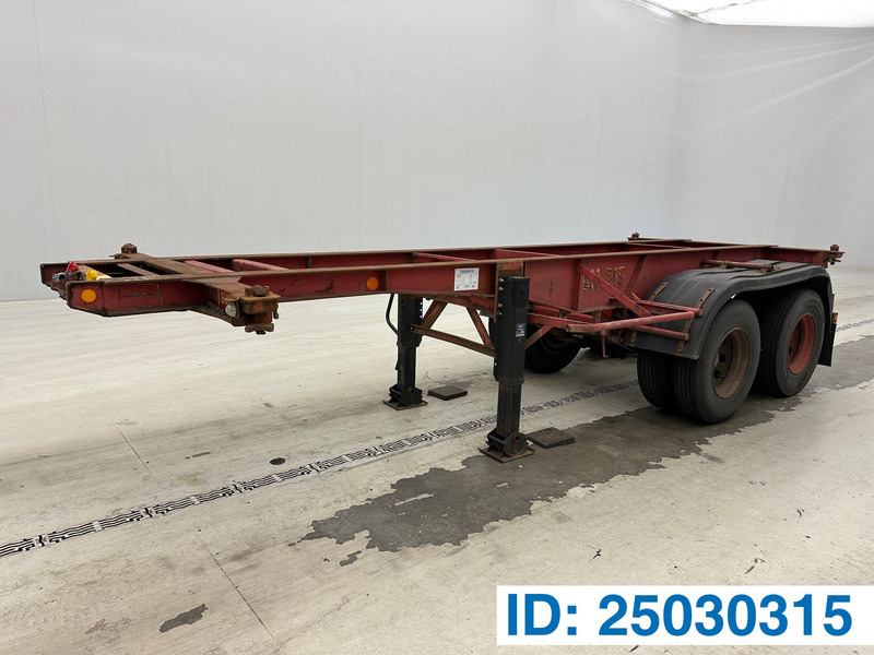 Van Hool Skelet 20 ft - 컨테이너 운반 장치/ 스와프 보디 세미 트레일러 : 사진 1 Van Hool Skelet 20 ft - 컨테이너 운반 장치/ 스와프 보디 세미 트레일러 : 사진 1