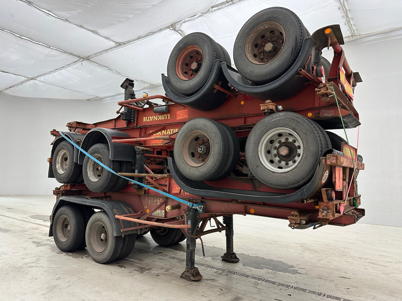 Van Hool Stack 4 x skelet 20 ft - 컨테이너 운반 장치/ 스와프 보디 세미 트레일러 : 사진 3 Van Hool Stack 4 x skelet 20 ft - 컨테이너 운반 장치/ 스와프 보디 세미 트레일러 : 사진 3