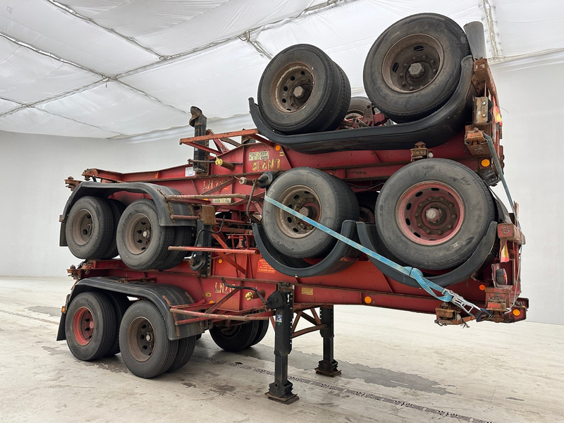 Van Hool Stack 4 x skelet 20 ft - 컨테이너 운반 장치/ 스와프 보디 세미 트레일러 : 사진 3 Van Hool Stack 4 x skelet 20 ft - 컨테이너 운반 장치/ 스와프 보디 세미 트레일러 : 사진 3