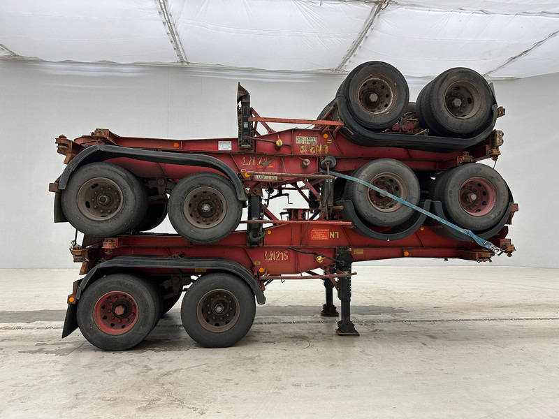 Van Hool Stack 4 x skelet 20 ft - 컨테이너 운반 장치/ 스와프 보디 세미 트레일러 : 사진 4 Van Hool Stack 4 x skelet 20 ft - 컨테이너 운반 장치/ 스와프 보디 세미 트레일러 : 사진 4