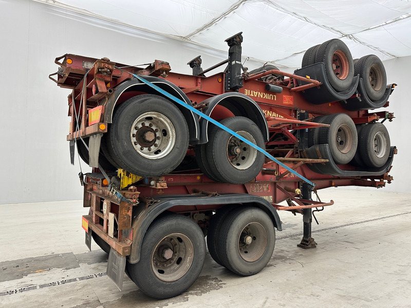 Van Hool Stack 4 x skelet 20 ft - 컨테이너 운반 장치/ 스와프 보디 세미 트레일러 : 사진 4 Van Hool Stack 4 x skelet 20 ft - 컨테이너 운반 장치/ 스와프 보디 세미 트레일러 : 사진 4