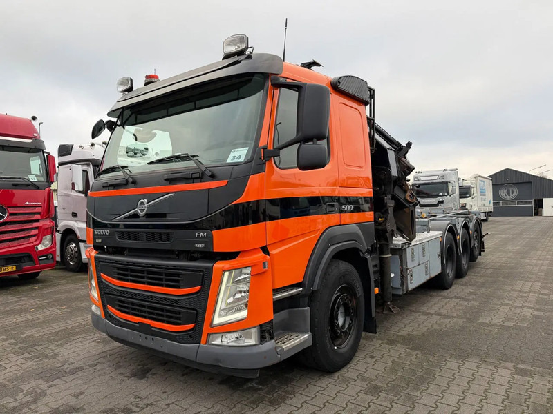Volvo FM 500 8X4 Tridem Euro 6 Palfinger 42002 + Fly jib - 케이블 시스템 트럭, 크레인 트럭 : 사진 5 Volvo FM 500 8X4 Tridem Euro 6 Palfinger 42002 + Fly jib - 케이블 시스템 트럭, 크레인 트럭 : 사진 5