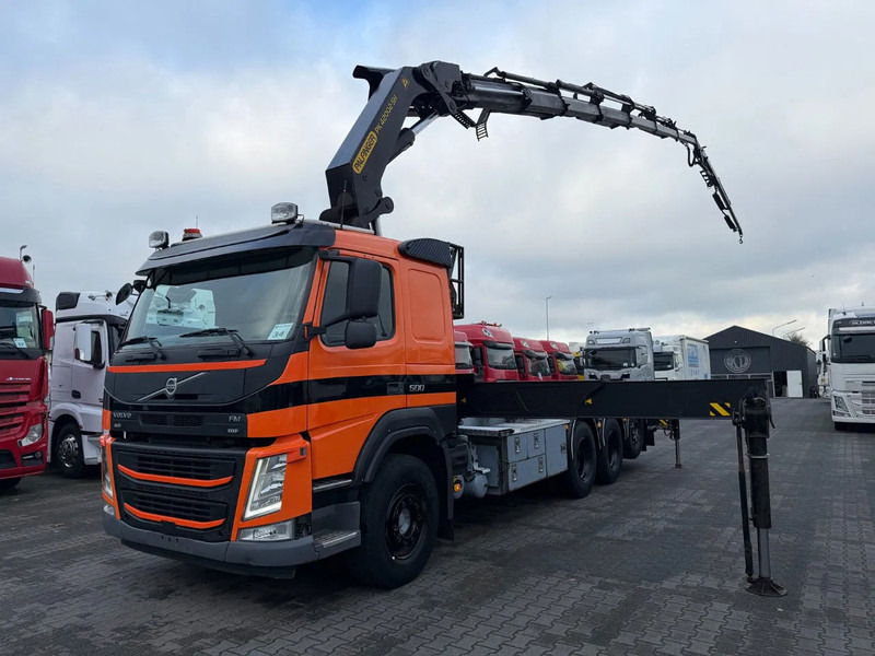 Volvo FM 500 8X4 Tridem Euro 6 Palfinger 42002 + Fly jib - 케이블 시스템 트럭, 크레인 트럭 : 사진 1 Volvo FM 500 8X4 Tridem Euro 6 Palfinger 42002 + Fly jib - 케이블 시스템 트럭, 크레인 트럭 : 사진 1