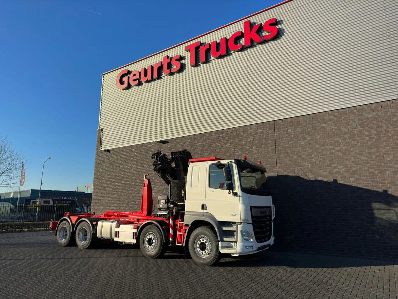 후크 리프트 트럭 DAF CF 530 8X4 + HIAB HAAKARM + HIAB 262 EP-5 KRAAN/ : 사진 14