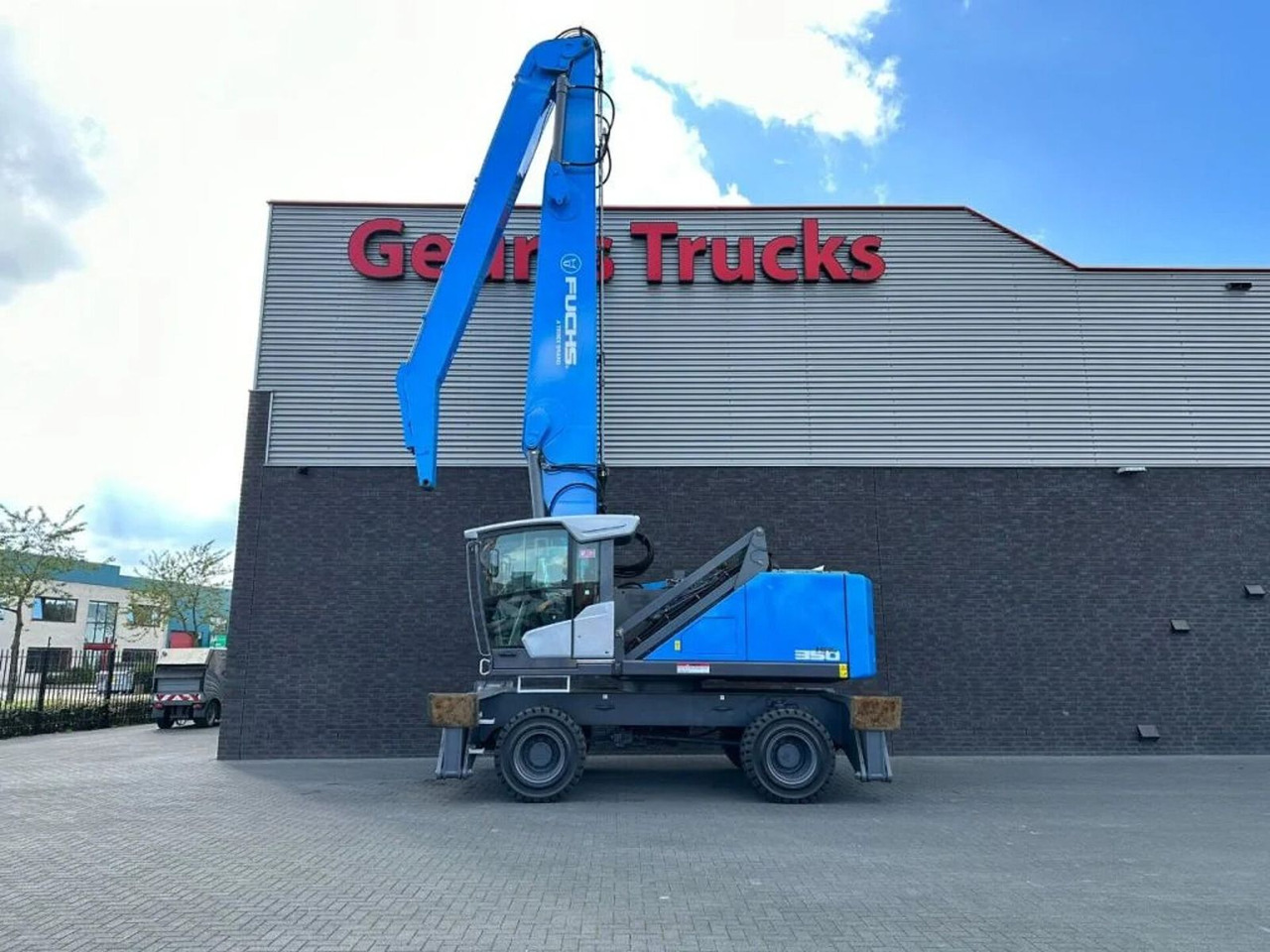 Fuchs MHL 350 MATERIAL HANDLER/UMSCHLAGBAGGER/OVERSLAG - 타워 크레인 : 사진 4 Fuchs MHL 350 MATERIAL HANDLER/UMSCHLAGBAGGER/OVERSLAG - 타워 크레인 : 사진 4
