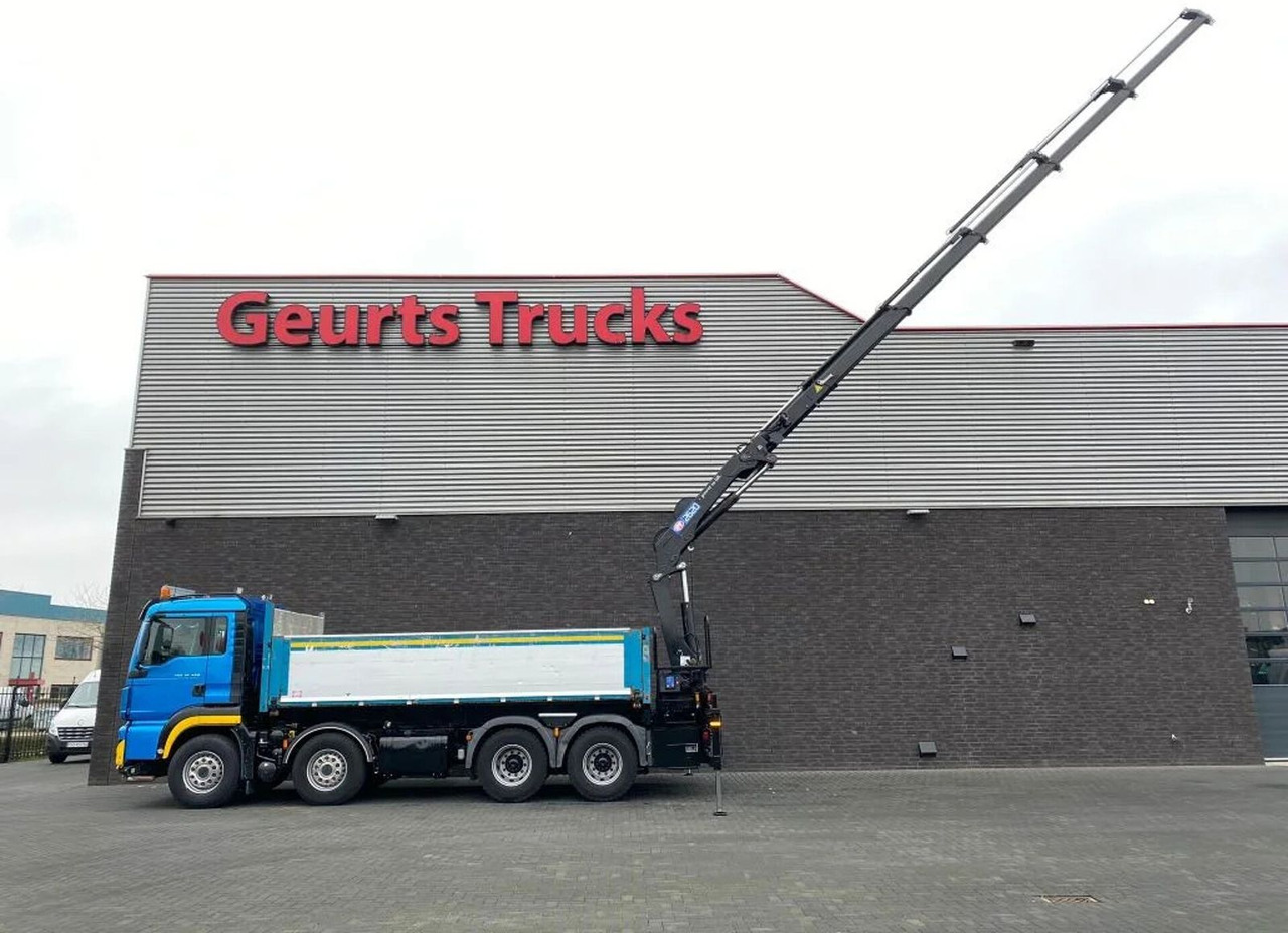 MAN TGS 35.480 8X4 KIPPER/TIPPER + HMF 2620-K5 KRAAN - 덤프트럭, 크레인 트럭 : 사진 4 MAN TGS 35.480 8X4 KIPPER/TIPPER + HMF 2620-K5 KRAAN - 덤프트럭, 크레인 트럭 : 사진 4