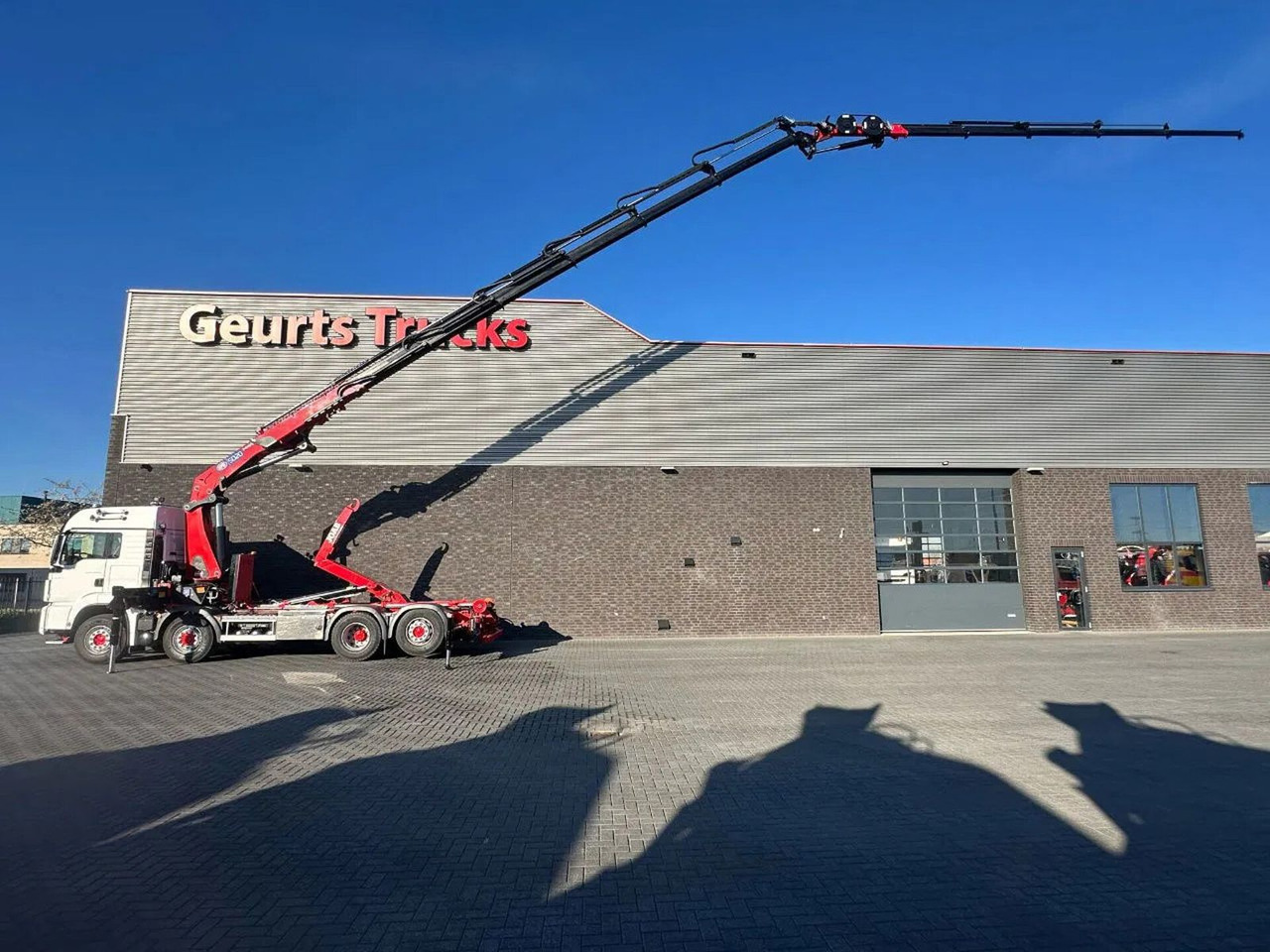 MAN TGS 35.510 8X4H-6BL HMF5020 RCS K6 + FLY-JIB FJ1 - 후크 리프트 트럭, 크레인 트럭 : 사진 1 MAN TGS 35.510 8X4H-6BL HMF5020 RCS K6 + FLY-JIB FJ1 - 후크 리프트 트럭, 크레인 트럭 : 사진 1