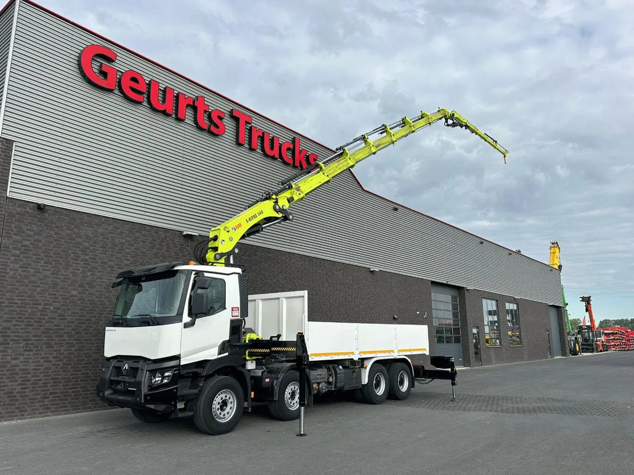 Renault C460 8X4 + HIAB X-HIPRO 548 E-7 MET JIB KRAAN / - 크레인 트럭 : 사진 2 Renault C460 8X4 + HIAB X-HIPRO 548 E-7 MET JIB KRAAN / - 크레인 트럭 : 사진 2